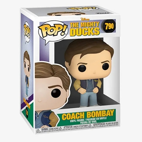 Funko Pop Disney The Mighty Ducks Coach Bombay 790 - Tudo De